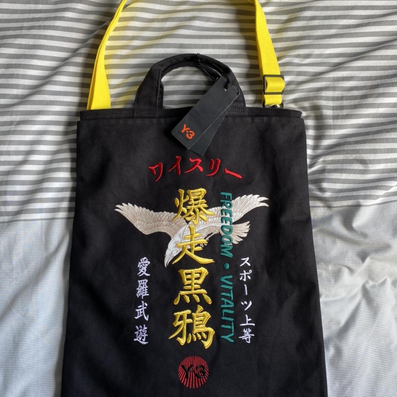 y3 canvas tote