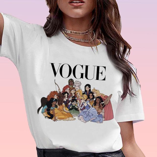 Vogue Disney Princess T Shirt. , Made - Custom Print