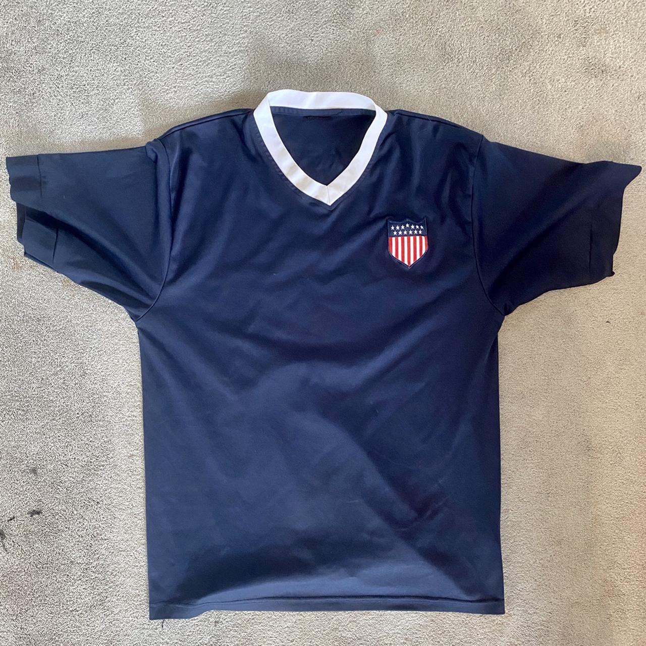 Vintage USA soccer jersey Mens size L #soccer - Depop