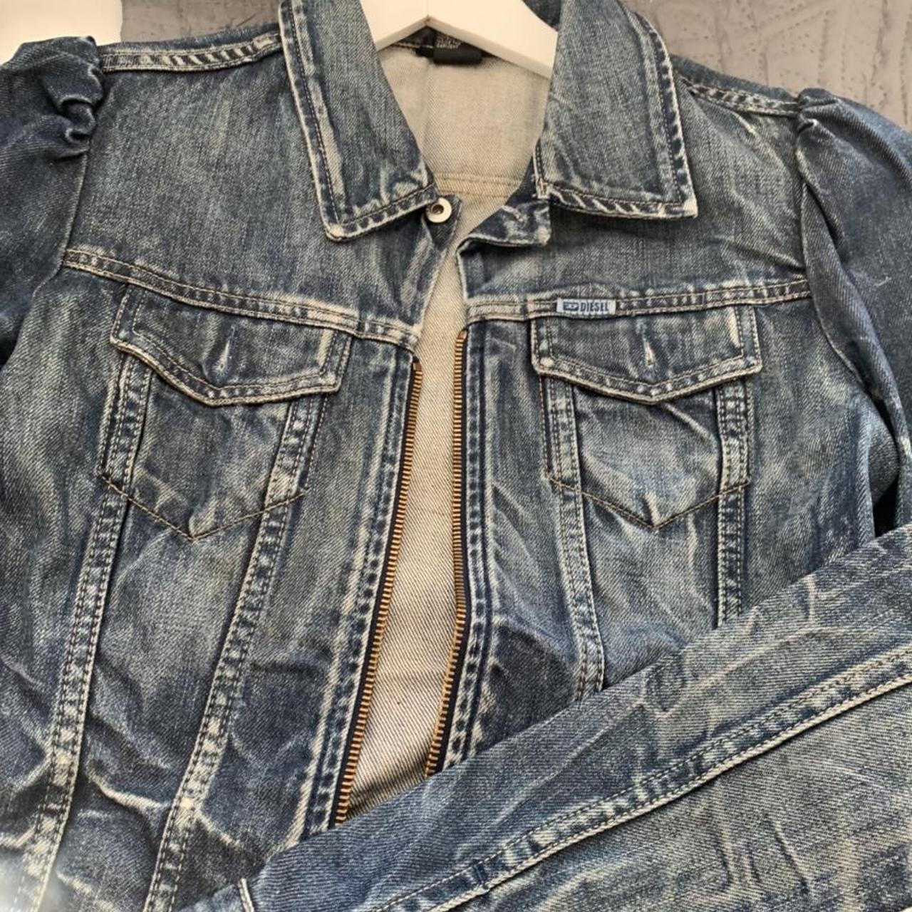 Vintage Diesel Denim Jacket, early 2000’s. Gorgeous... - Depop