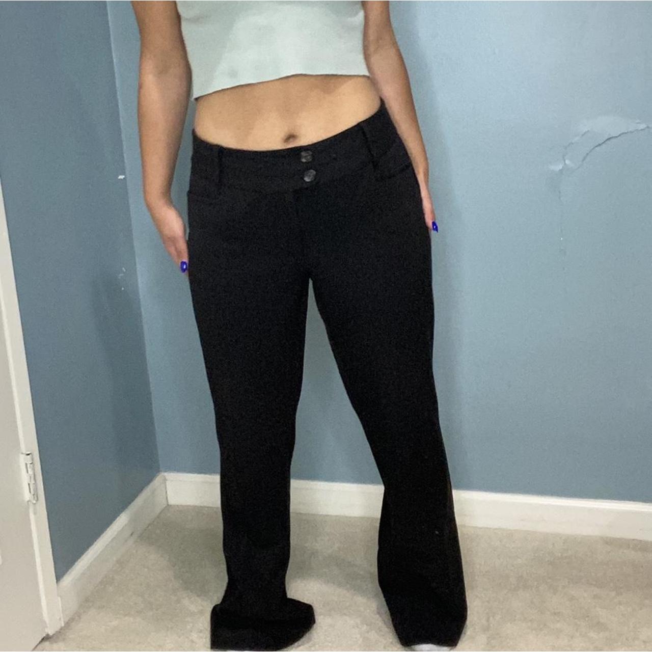 Rafaella Women's Black Trousers Depop