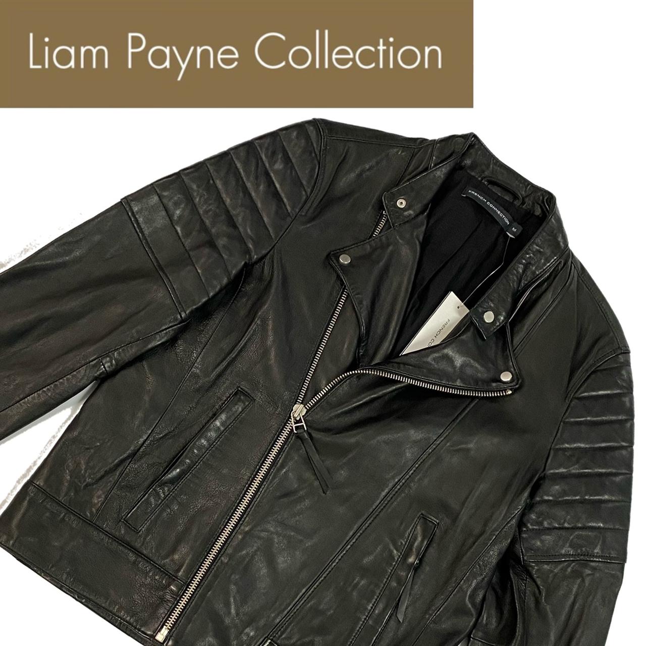 French connection mens hot sale leather jacket