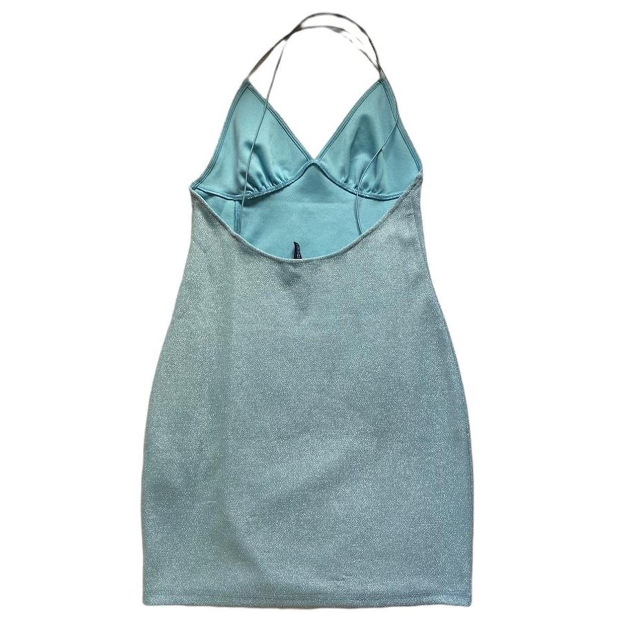 H&M Women's Blue Dress Depop