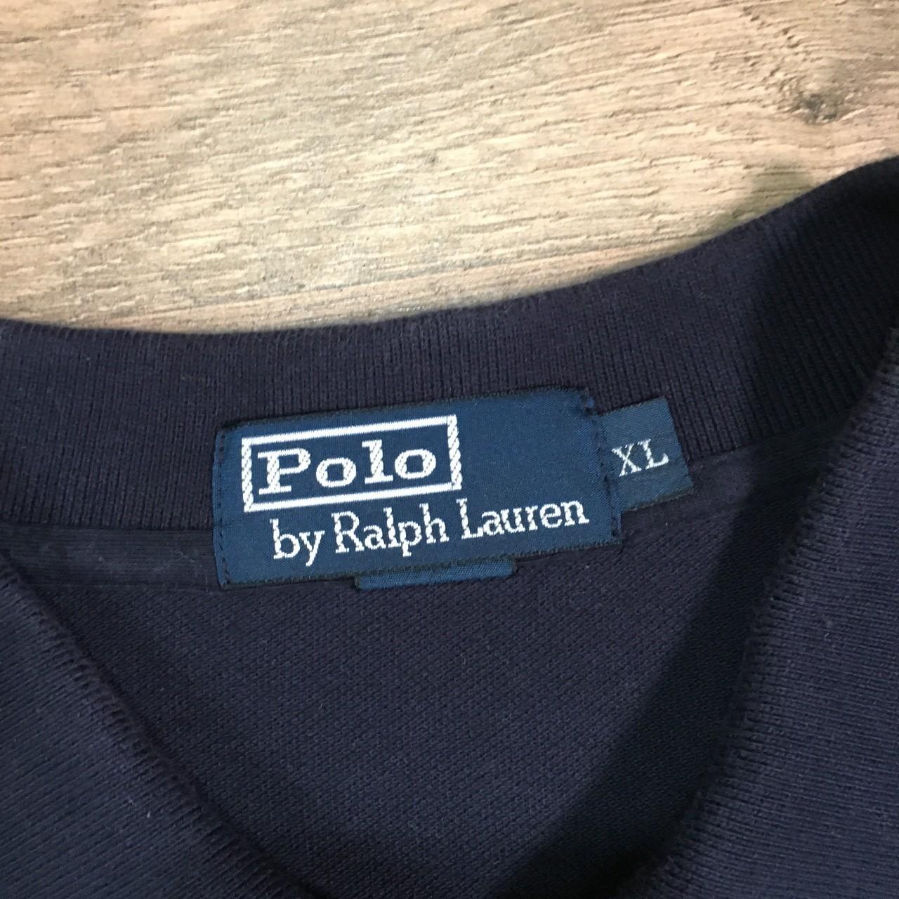 Polo Ralph Lauren Embroidered Logo Navy Longsleeve... - Depop