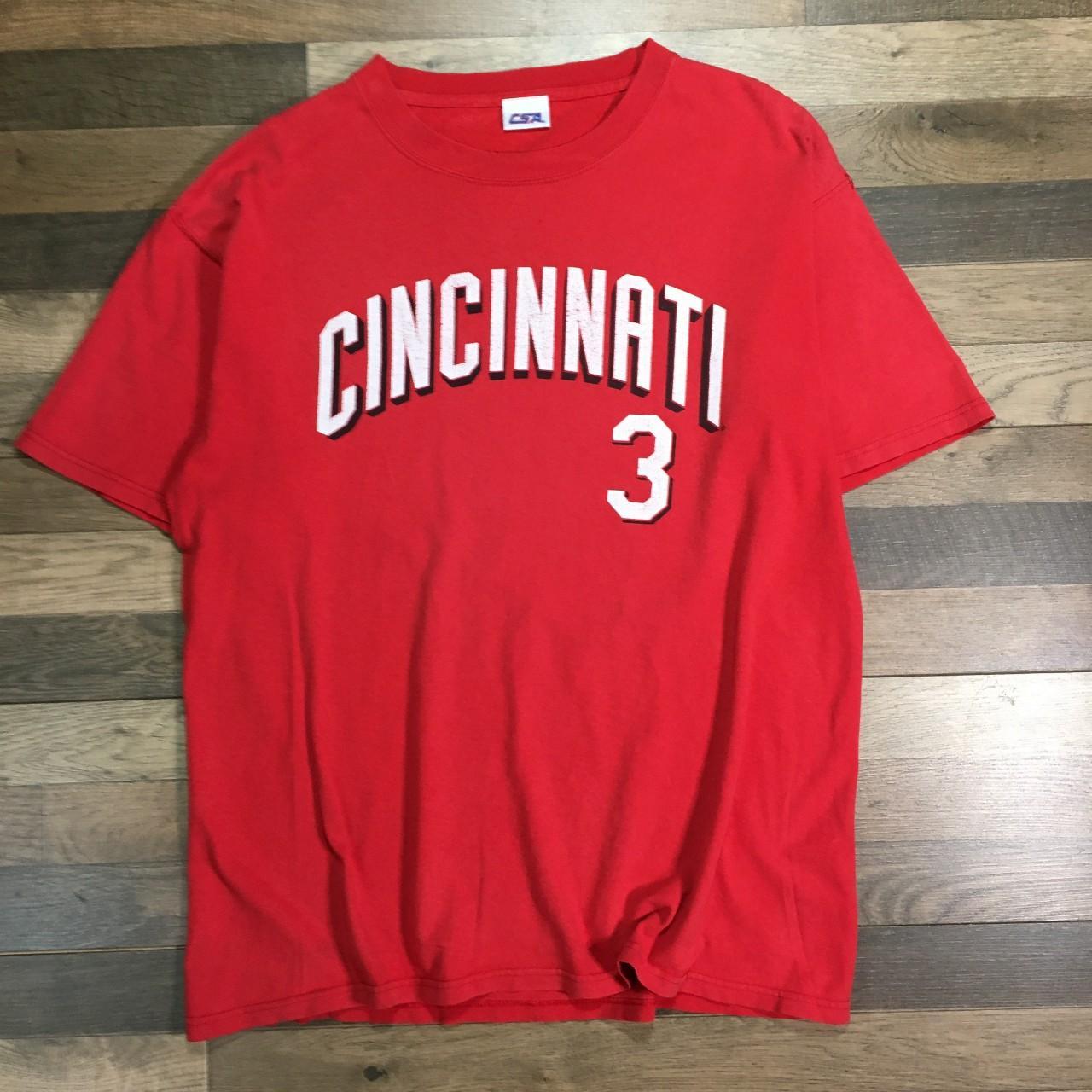 Vintage 2000s Cincinnati Reds Ken Griffey Tshirt... - Depop