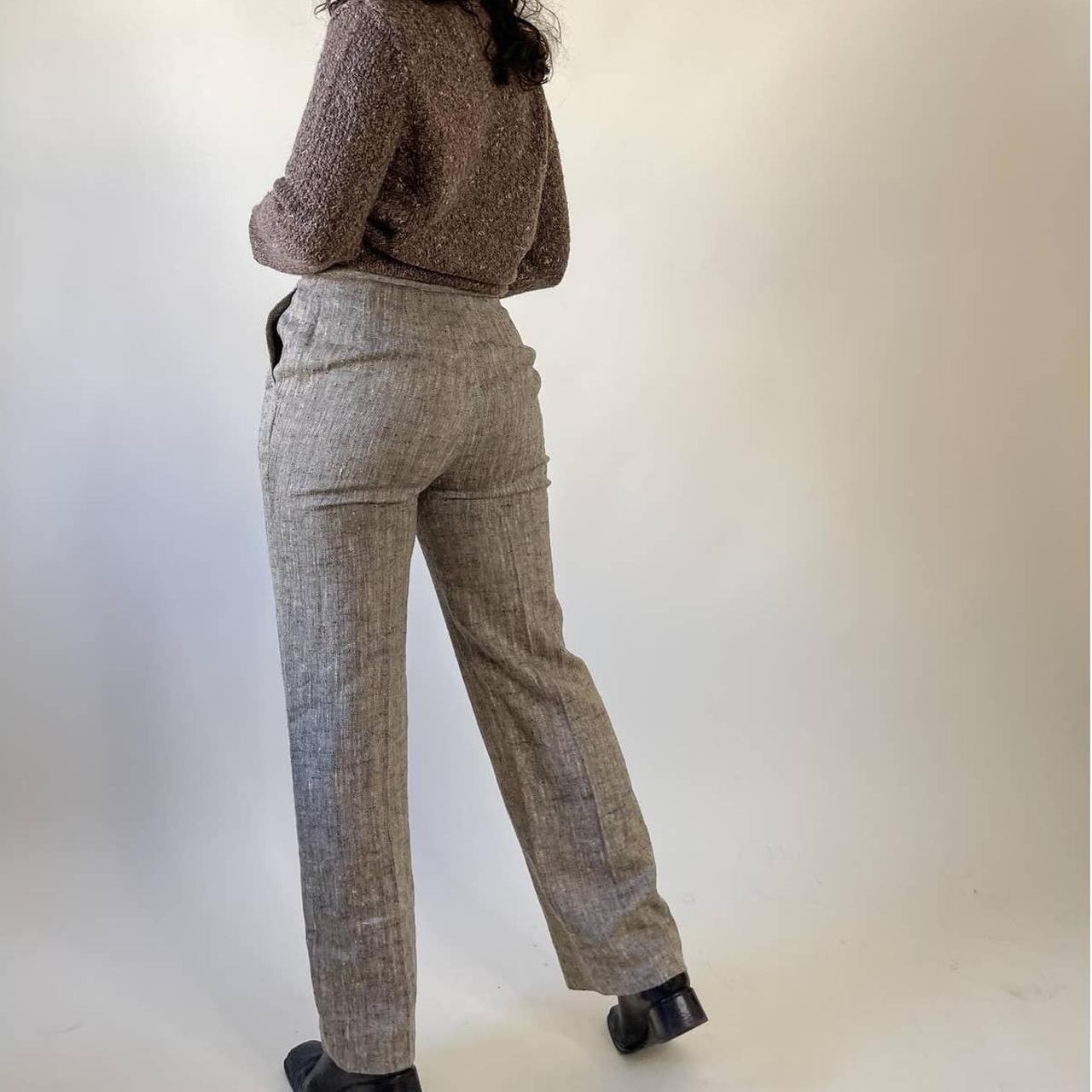 Women's Tan and Brown Trousers