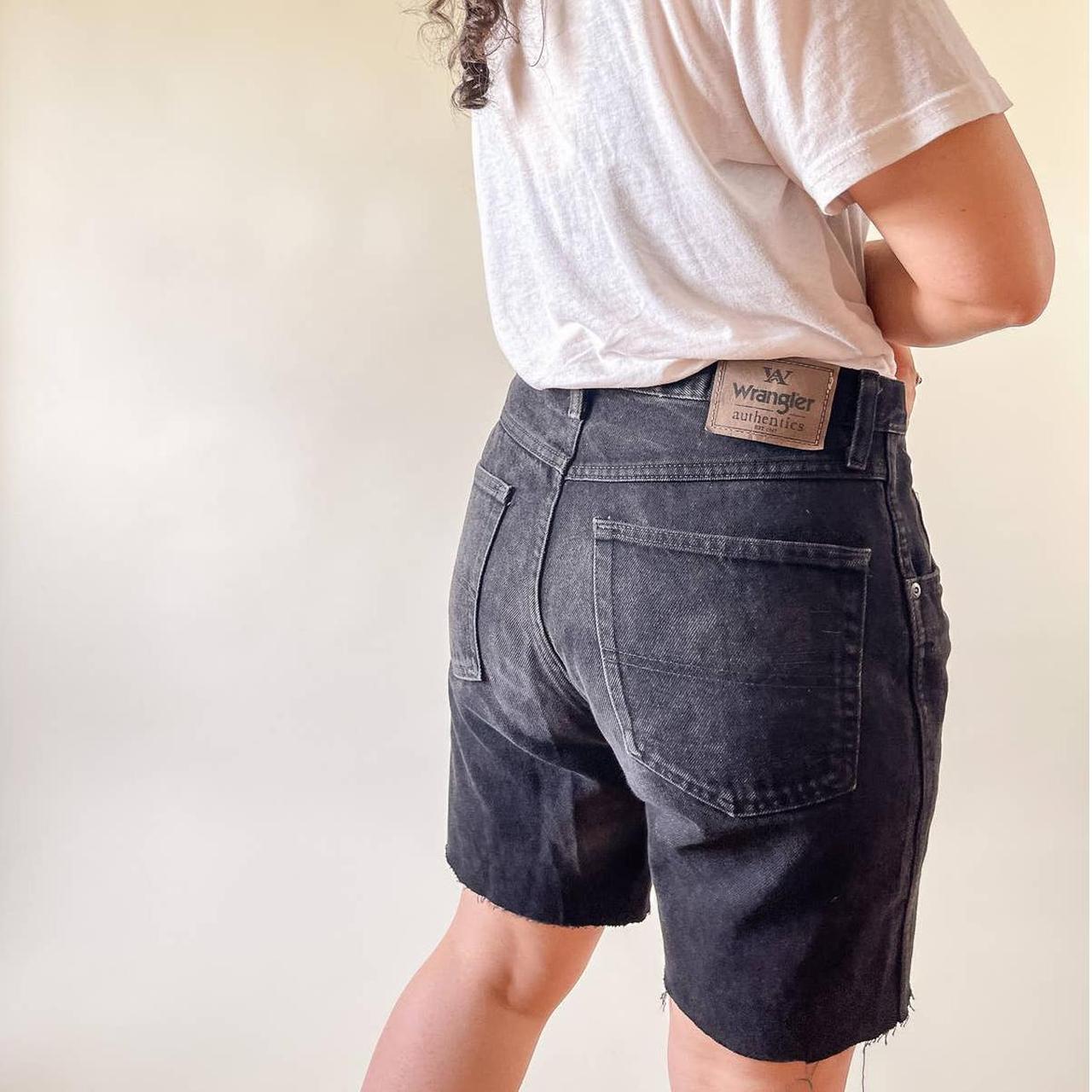 Wrangler black clearance denim shorts