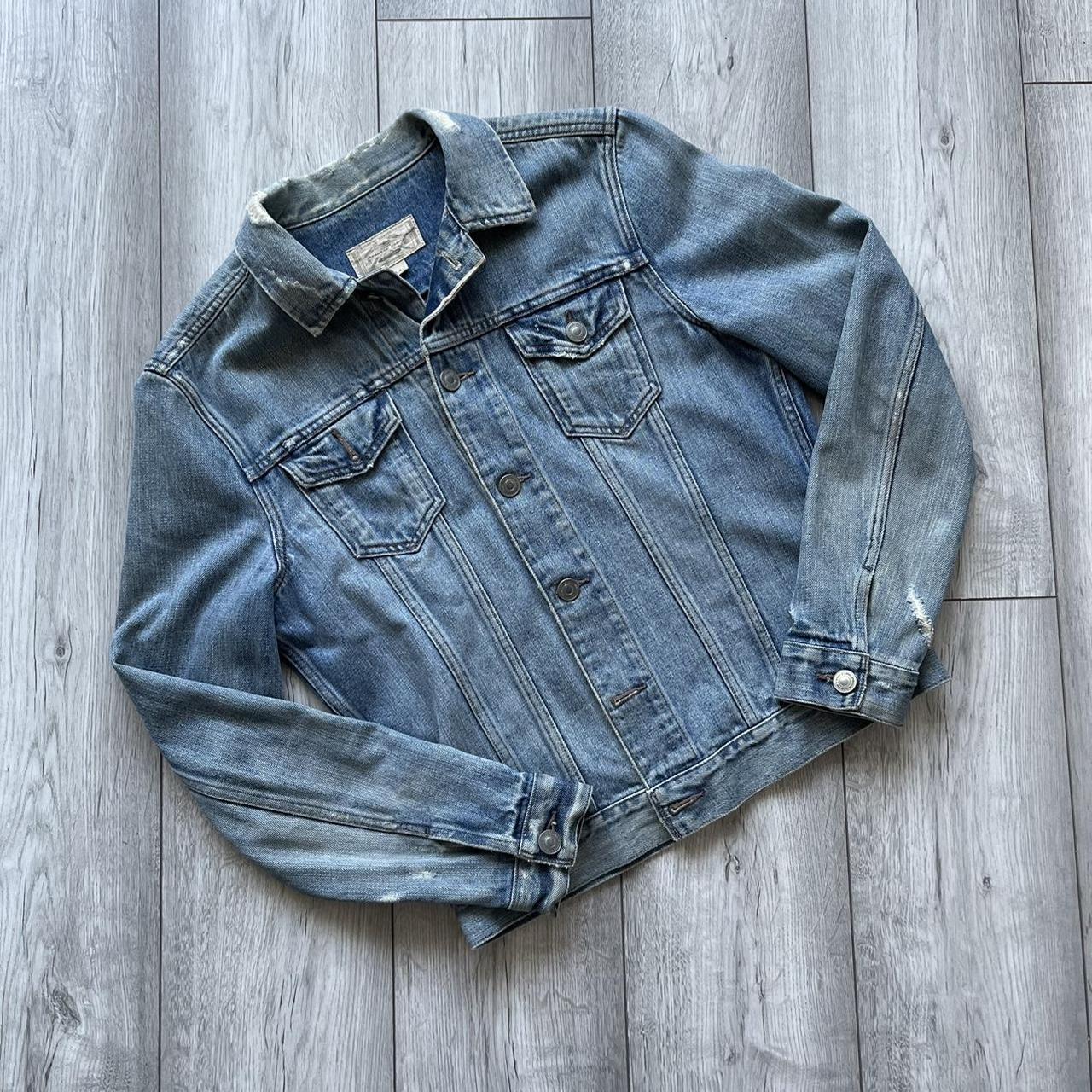 AllSaints Men's Blue Jacket | Depop