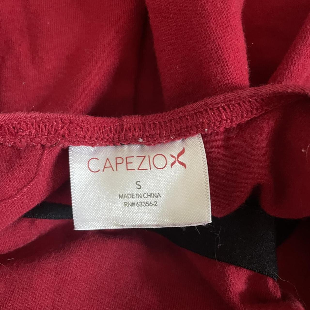 red capezio enb leotard boat neck and low back size... - Depop