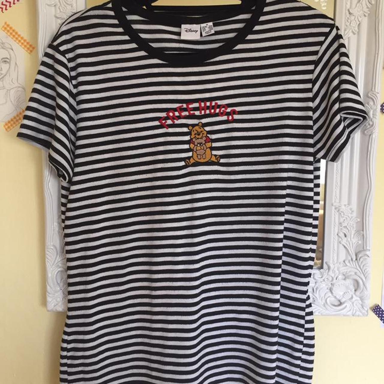 Primark Women's Black and White T-shirt | Depop