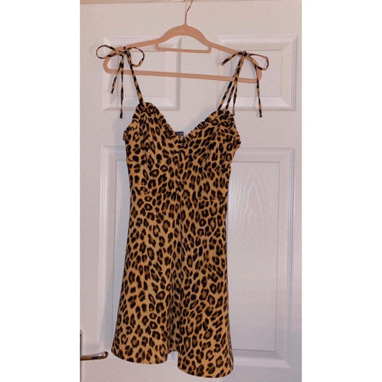 Zara leopard print satin cami dress - new – Manifesto Woman