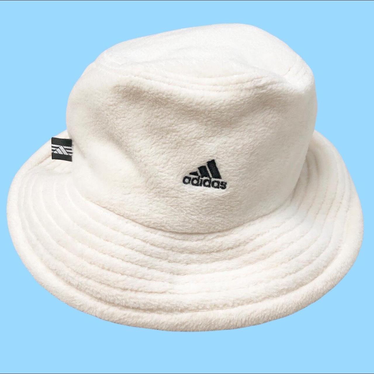 cream adidas bucket hat