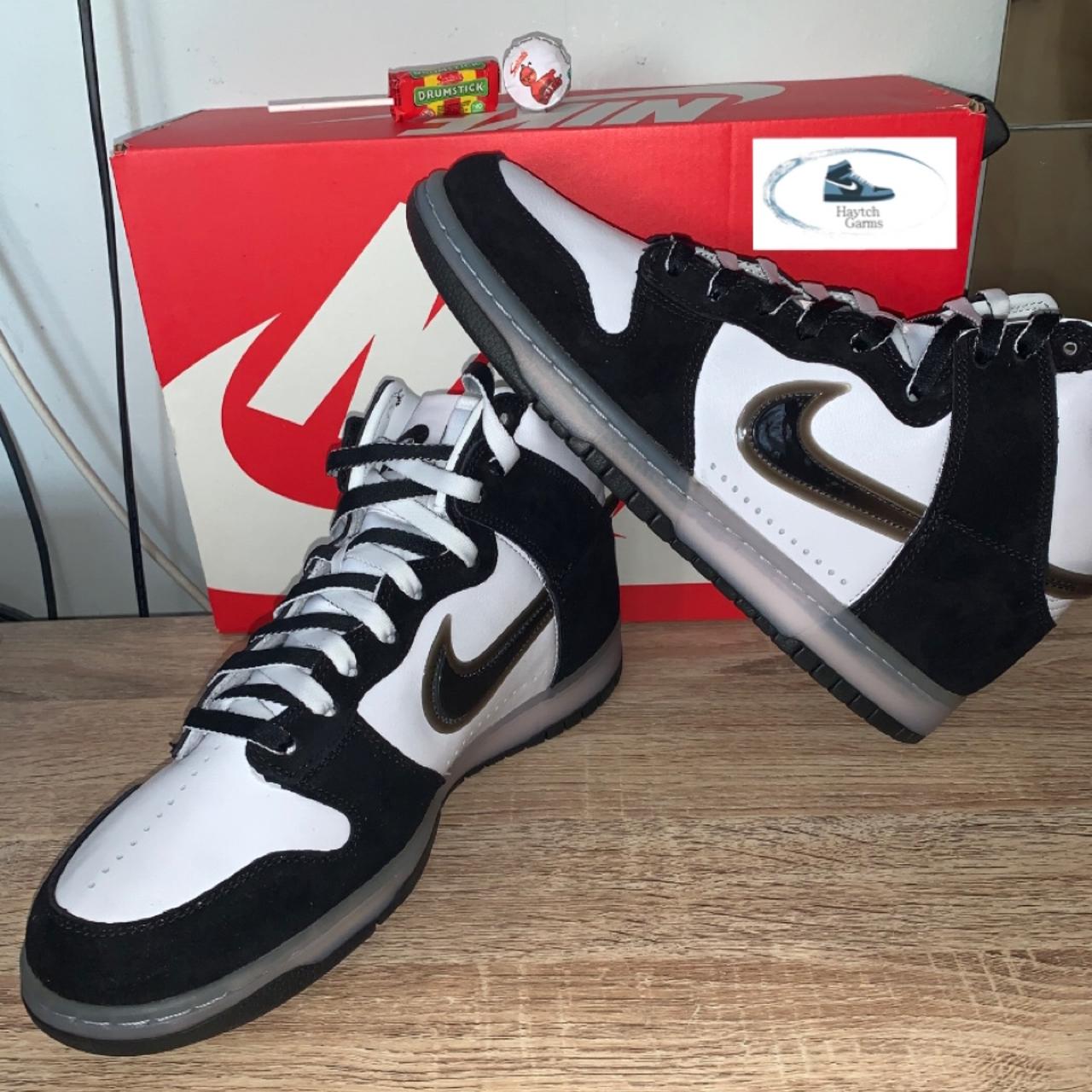 Nike Dunk High Slam Jam Black And White. Dunk High... - Depop