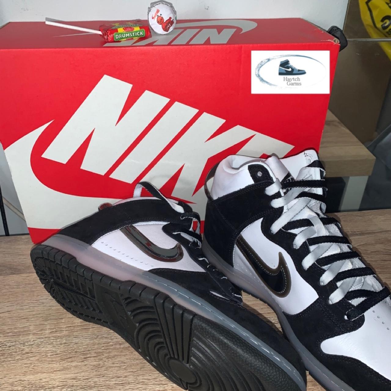 Nike Dunk High Slam Jam Black And White. Dunk High... - Depop