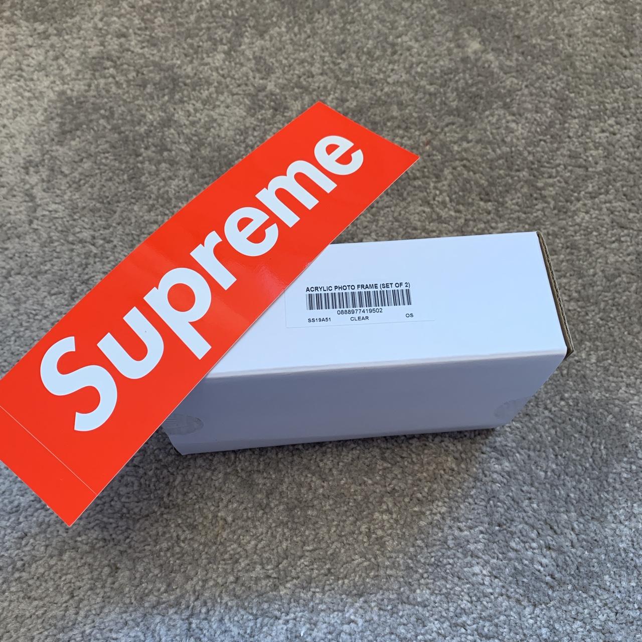 Supreme Acrylic Photo Frame set of 2 In hand ready... - Depop