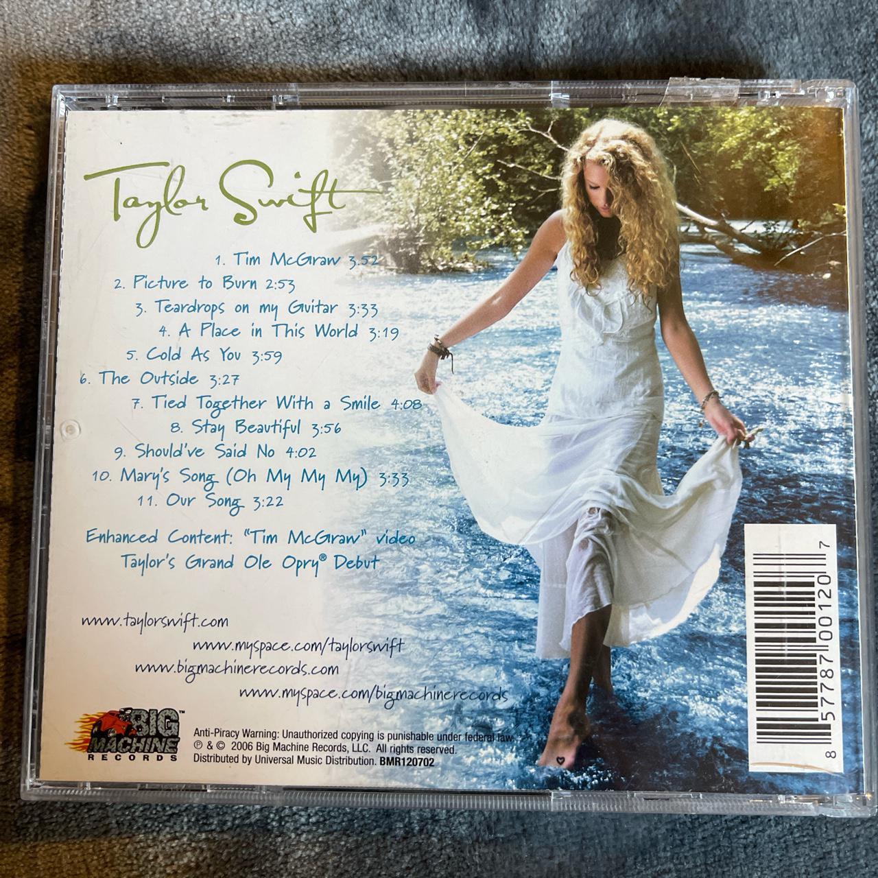 2006 TS Taylor Swift Debut CD 11 Songs Controversial Original Lyrics  Self-Titled