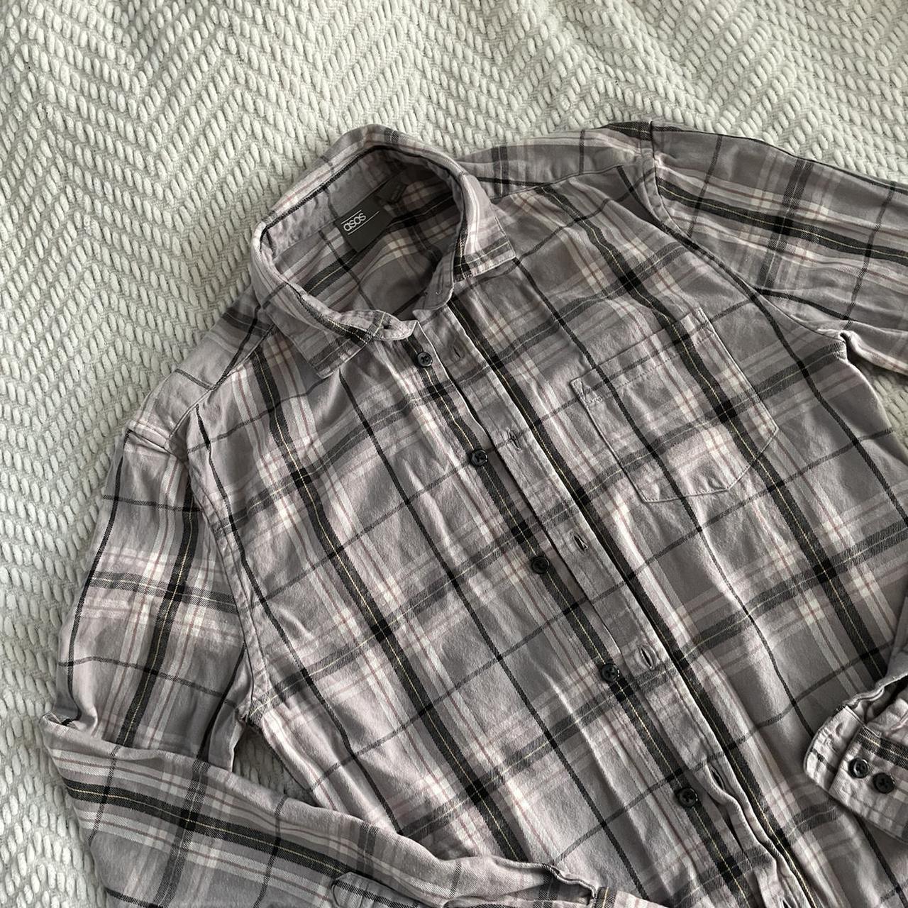 asos flannel overshirt