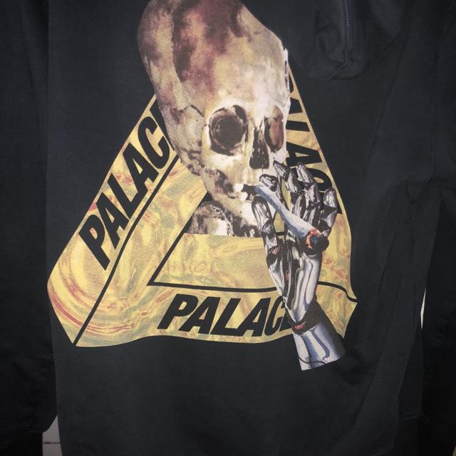 9/10 smoking skeleton palace hoodie, prints are... - Depop