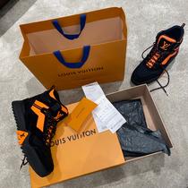 LV Orange/Black Hiking Ankle Boots