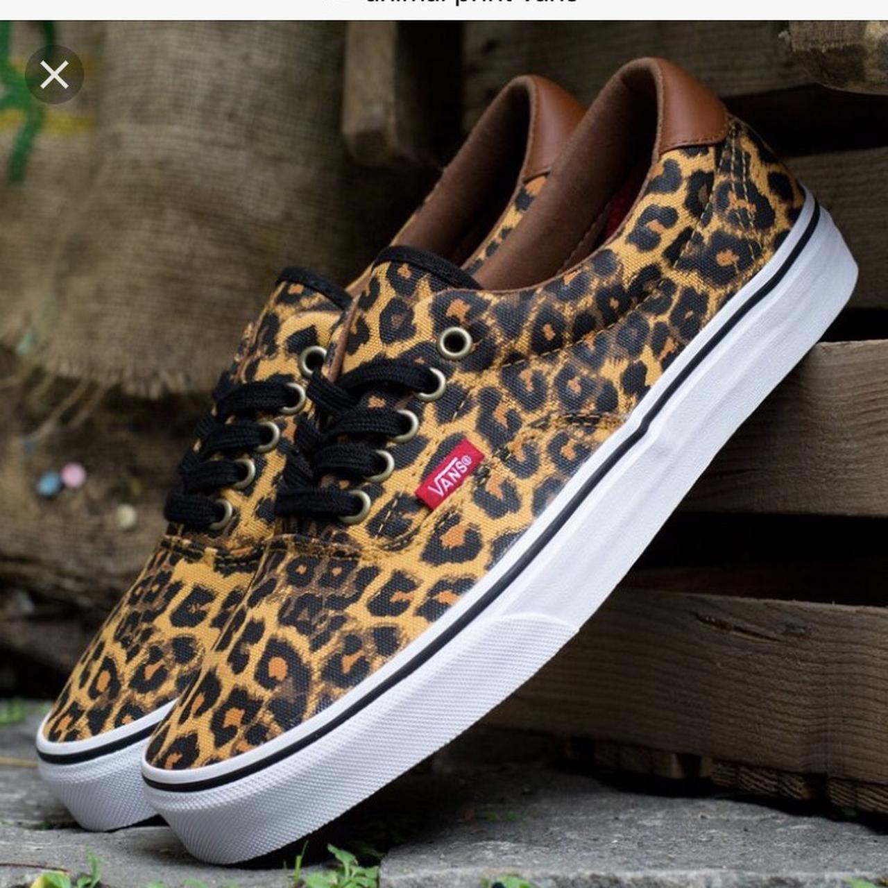 mens cheetah print vans