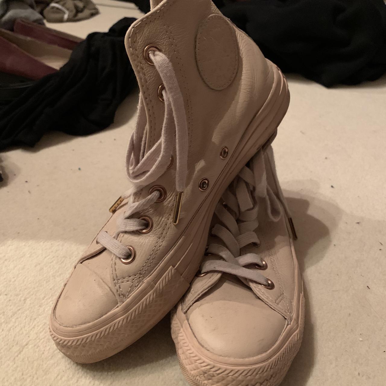 Rose gold clearance converse size 5