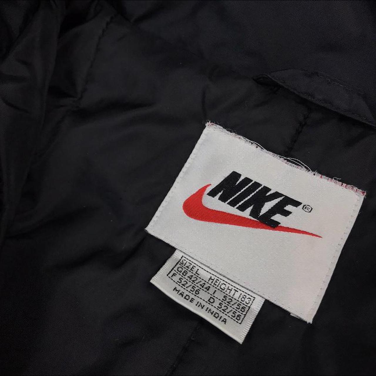 Vintage Nike jacket black and red super good quality... - Depop