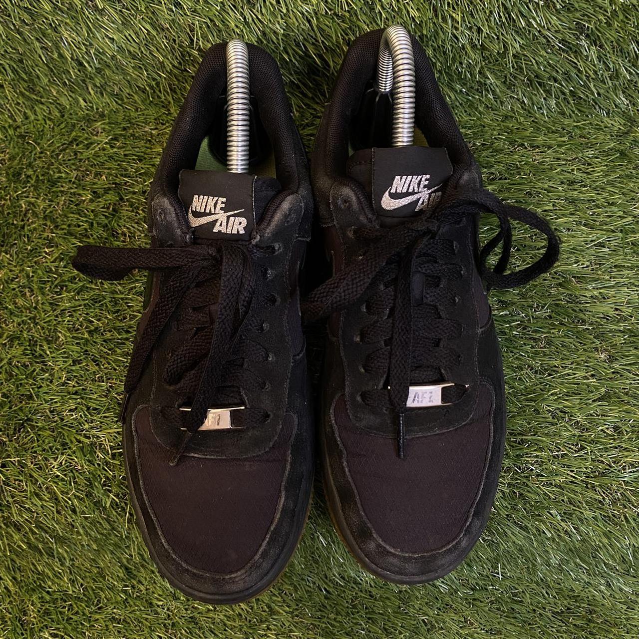 Air force 1 low trainers Nike Black size 10.5 UK in Suede - 31755988