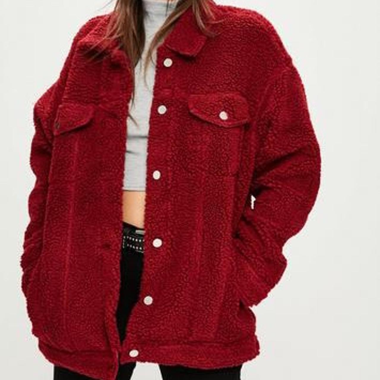 Fashion missguided borg trucker jacket