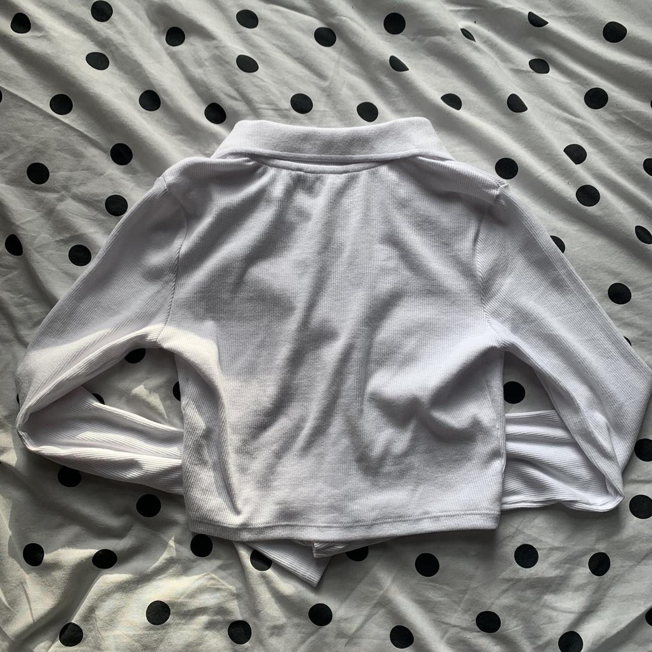 Zara cropped long sleeve top Size S, never worn,... Depop