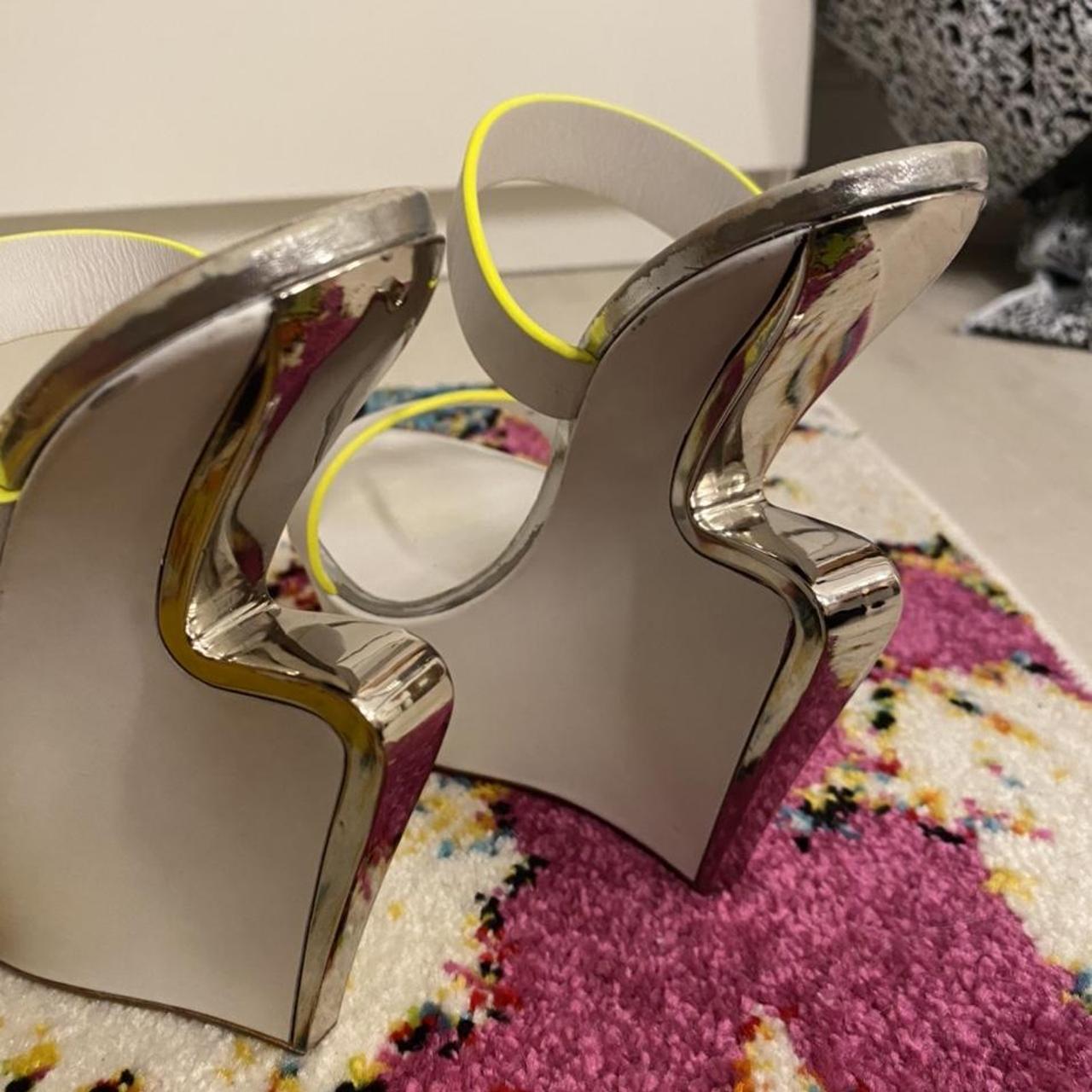 GIUSEPPEZANOTTI GOLD×SILVER wedge 37H GUISEPPE ZANOTTI WEDGES