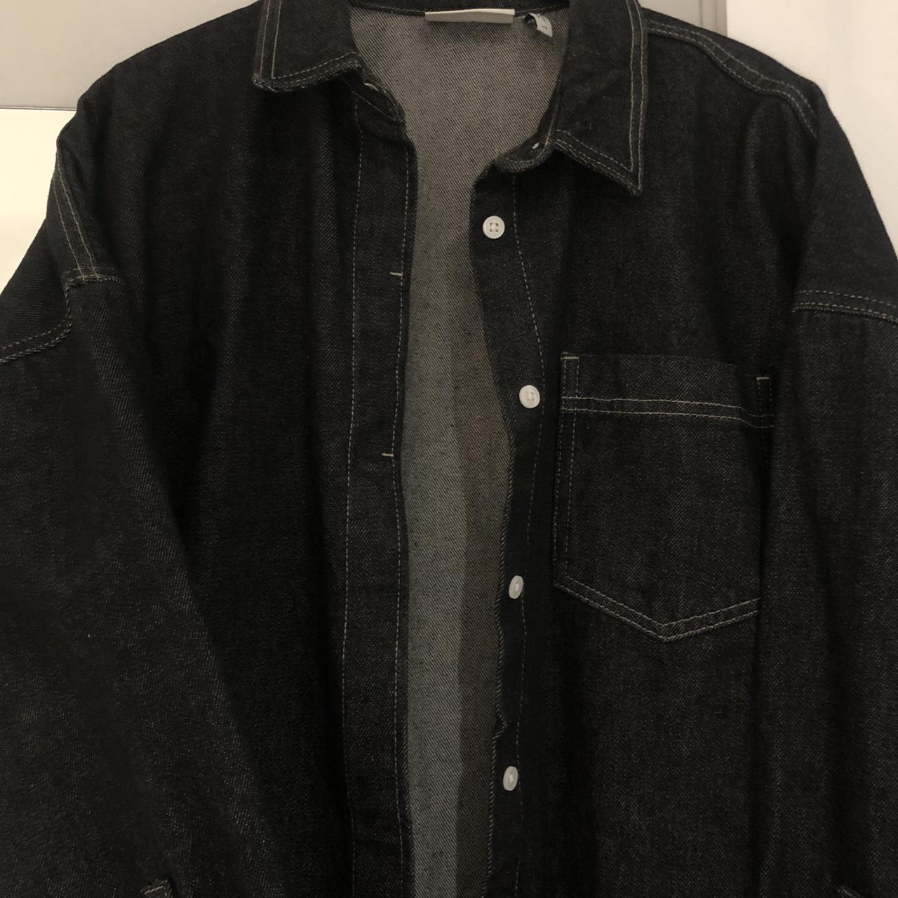 Weekday Dark Denim Overshirt/Shacket/Jacket,