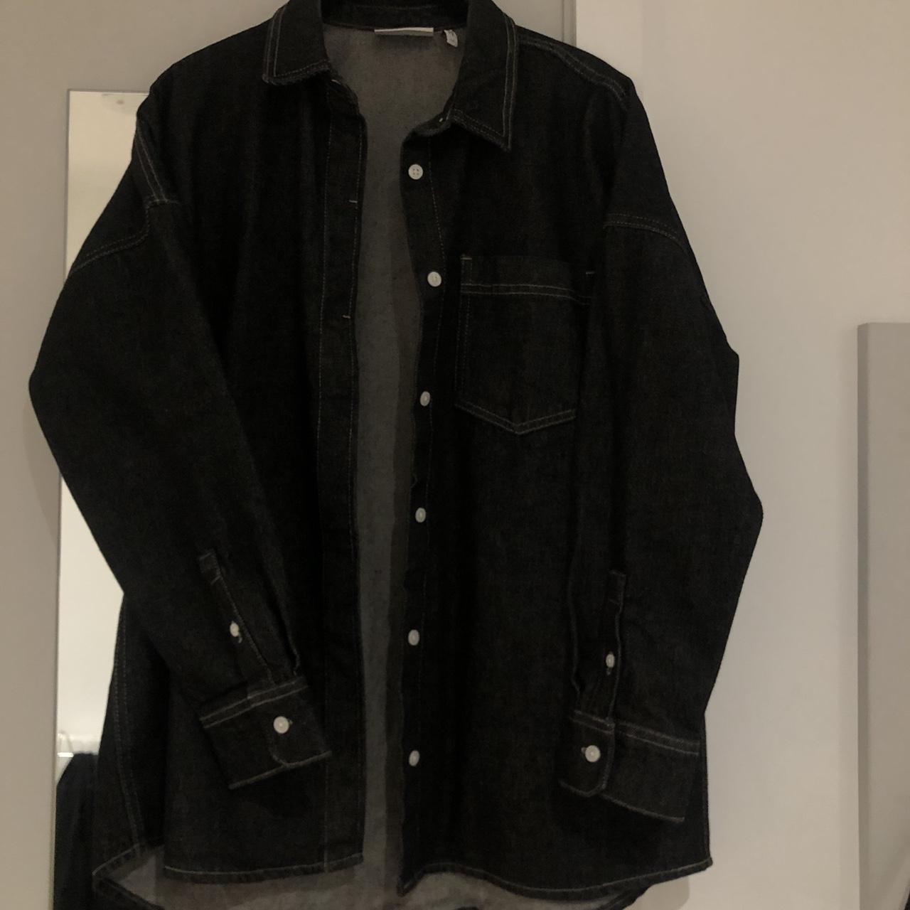 Weekday Dark Denim Overshirt/Shacket/Jacket,