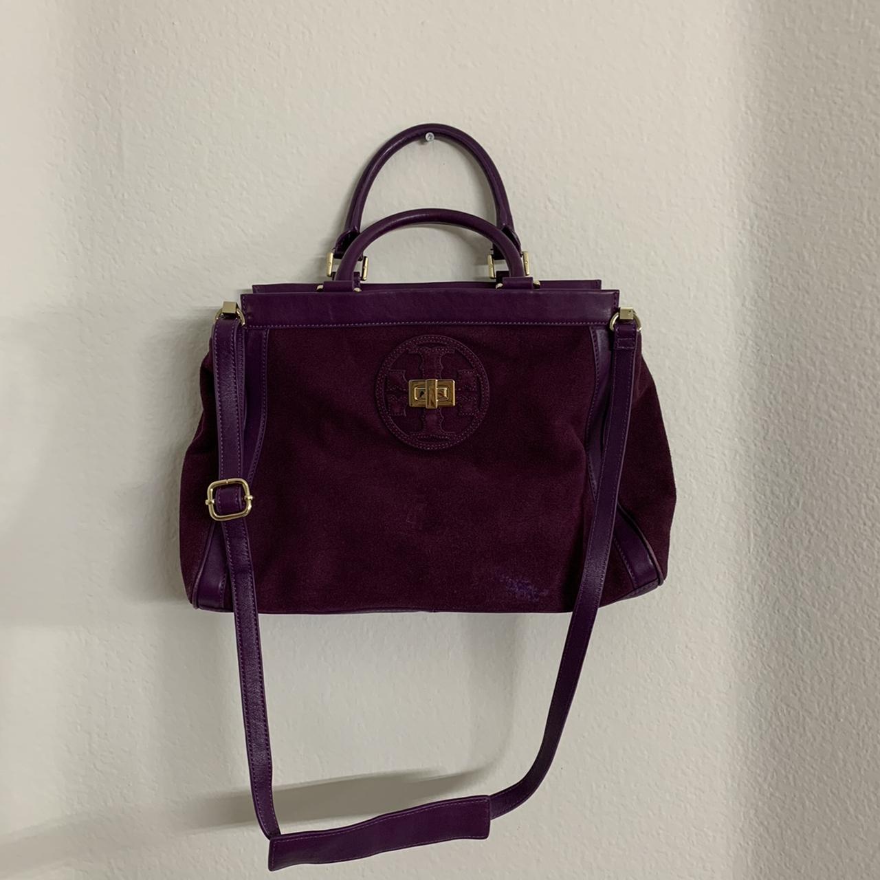 Tory Burch Purple Purse With Gold Accents - Crossbody Bags - Fair Oaks  Ranch, Texas | Facebook Marketplace | Facebook