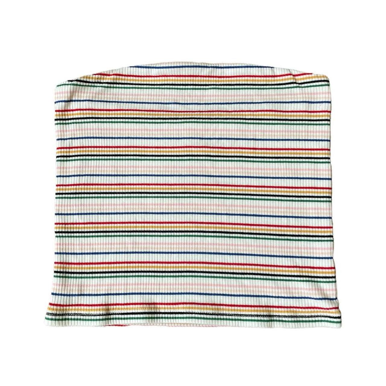 Rainbow striped sleeveless top. It’s really... Depop