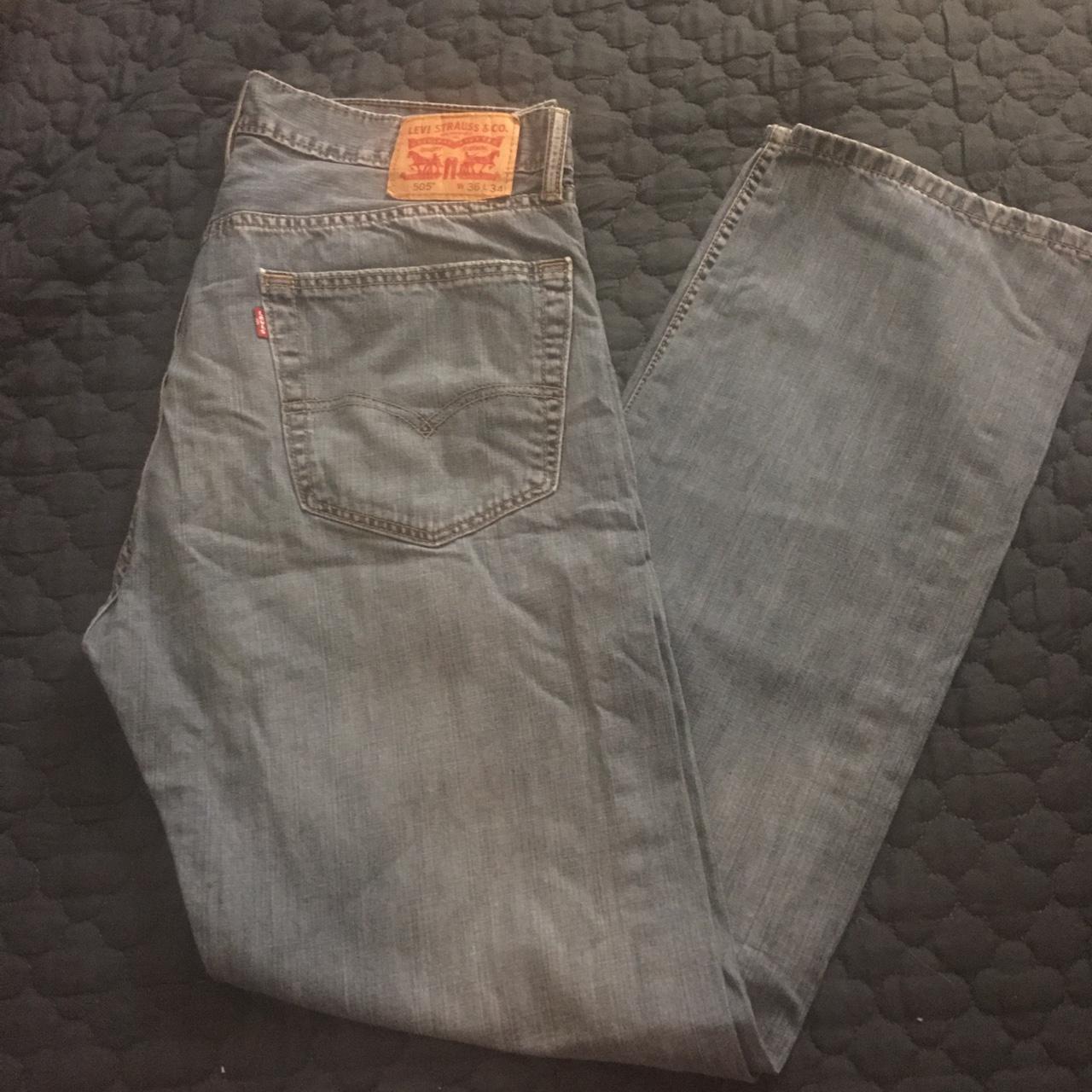 Levi’s 505 light wash jeans Great condition,... - Depop