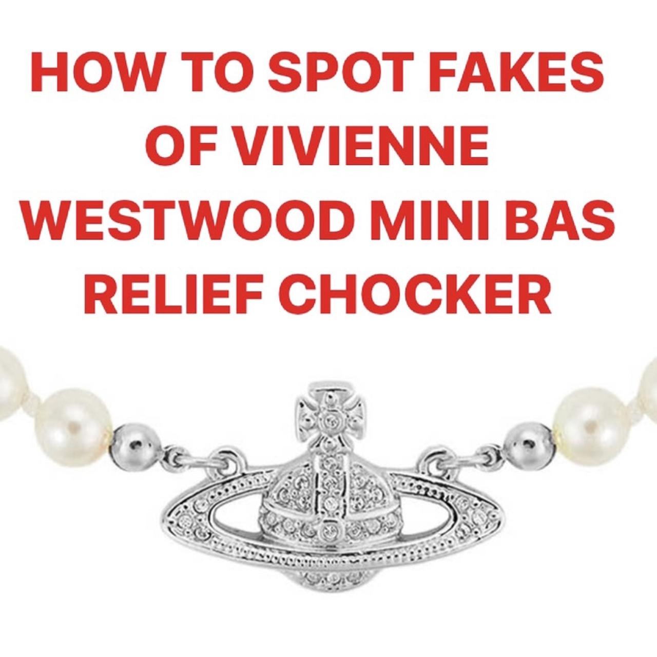 Vivienne Westwood Rose Gold Mini 3D Orb Necklace... - Depop