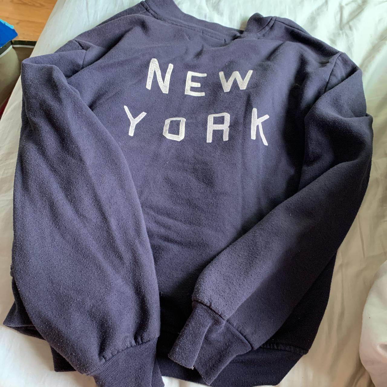 Brandy Melville Women's Navy Jacket Depop