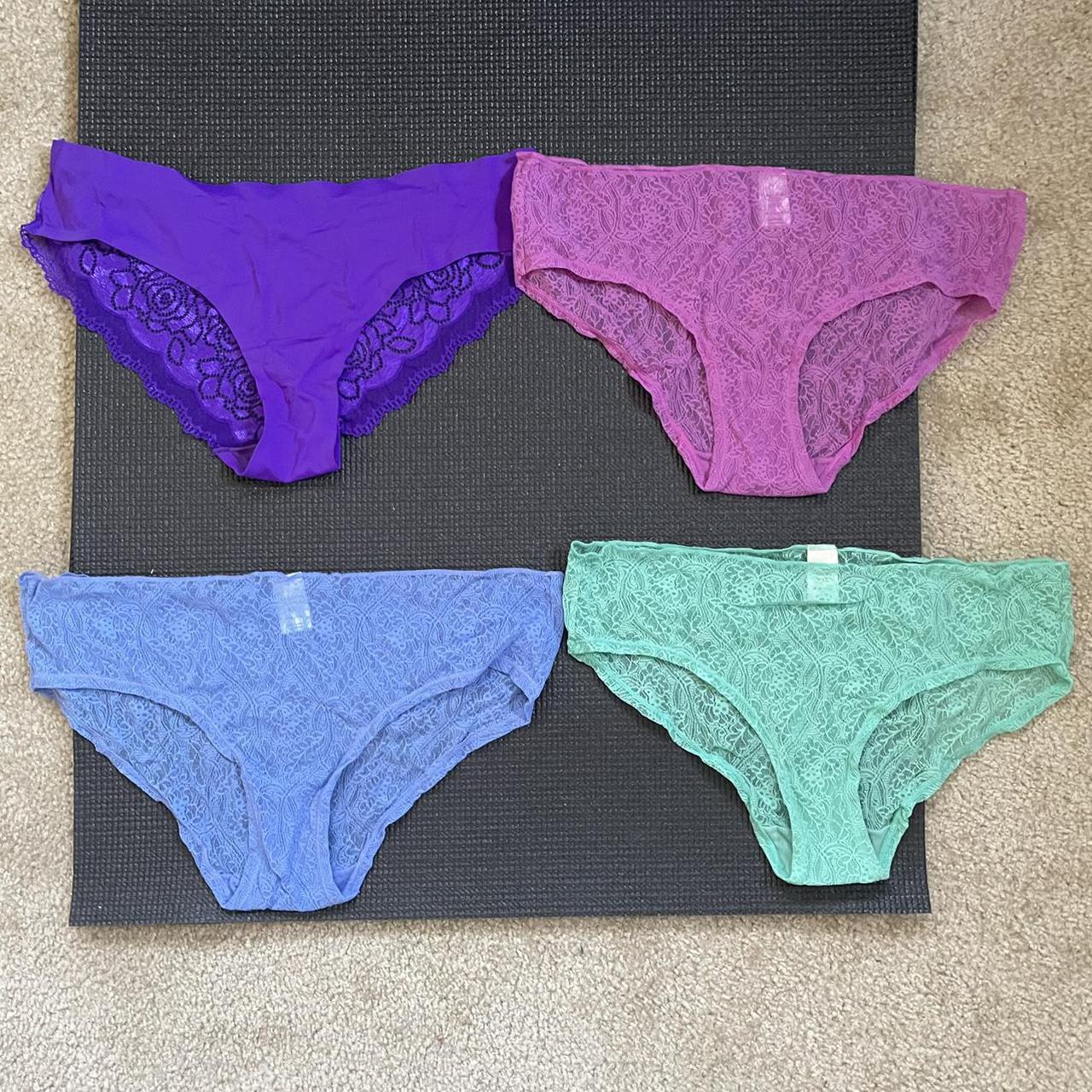 Set / lot / bundle 4 pairs of panties underwear... - Depop