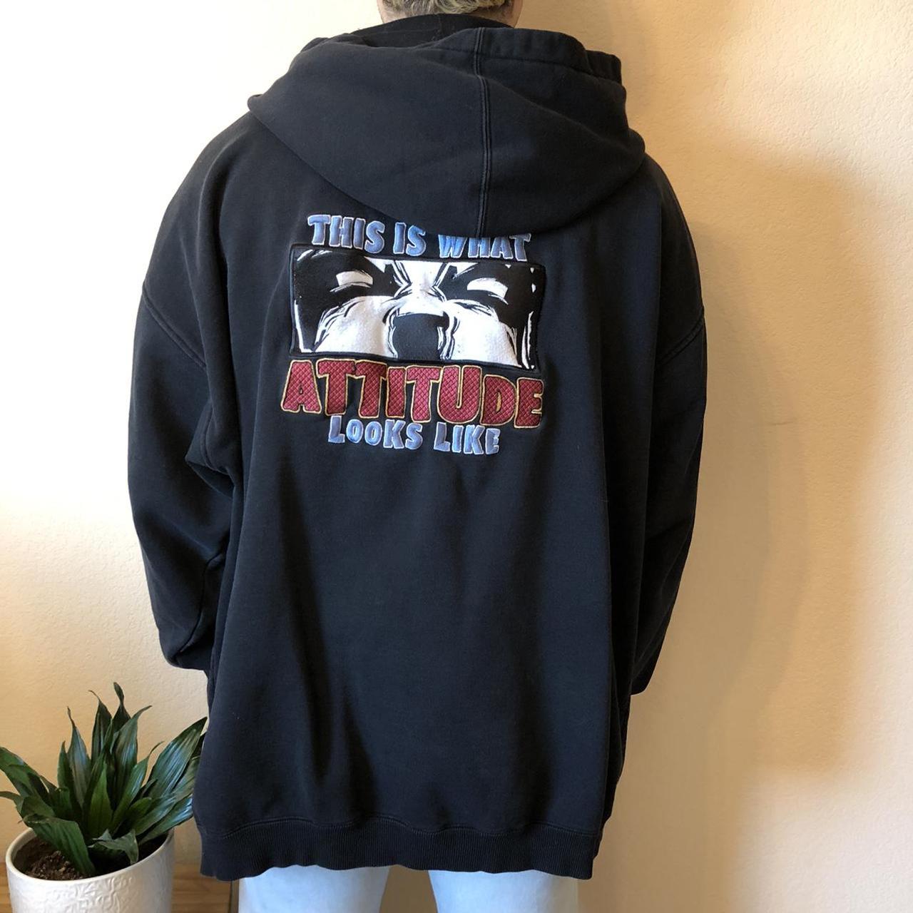 Big Dogs zipup hoodie. Black 80/20 piece with... Depop
