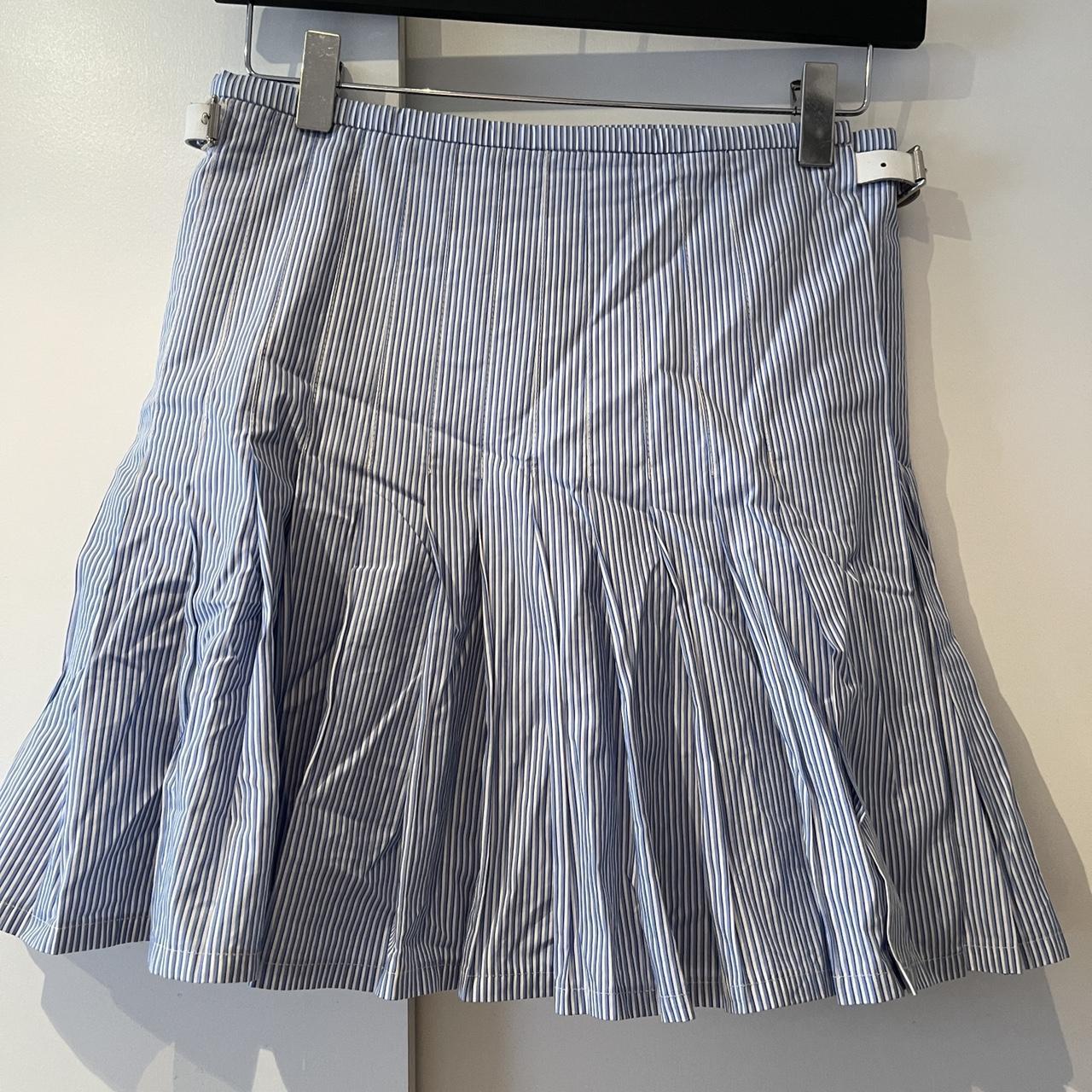 JW Anderson pleated skirt with belt buckle... - Depop