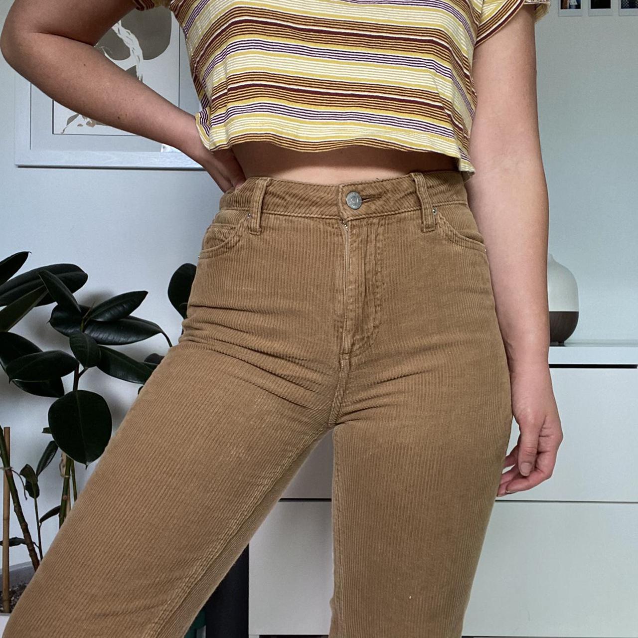 Bdg Color Corduroy High-waisted Relaxed Mom Pant In Tan | ModeSens
