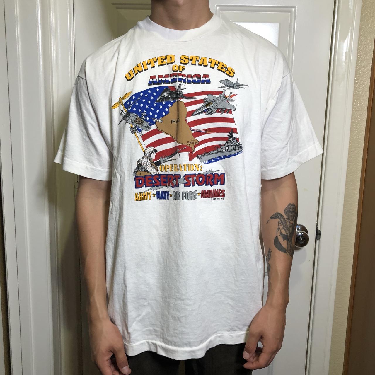 Vintage 1991 Operation Desert Storm t shirt, New old...