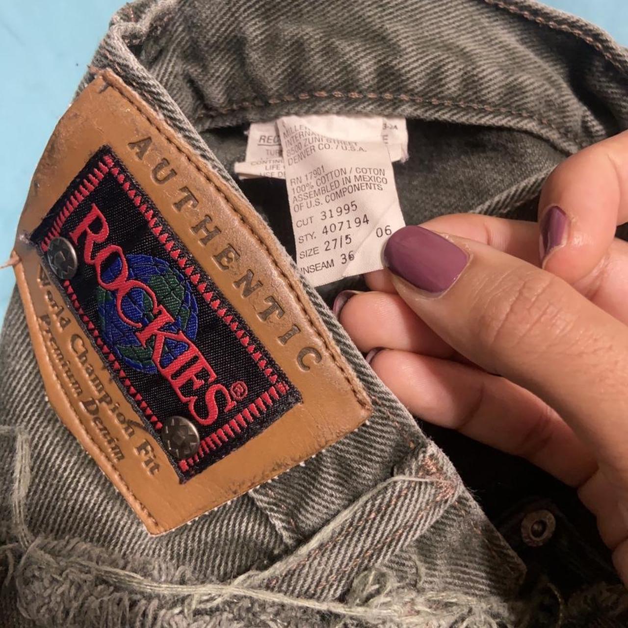 Vintage Rockies Seamed Jeans 100% cotton Fading on - Depop