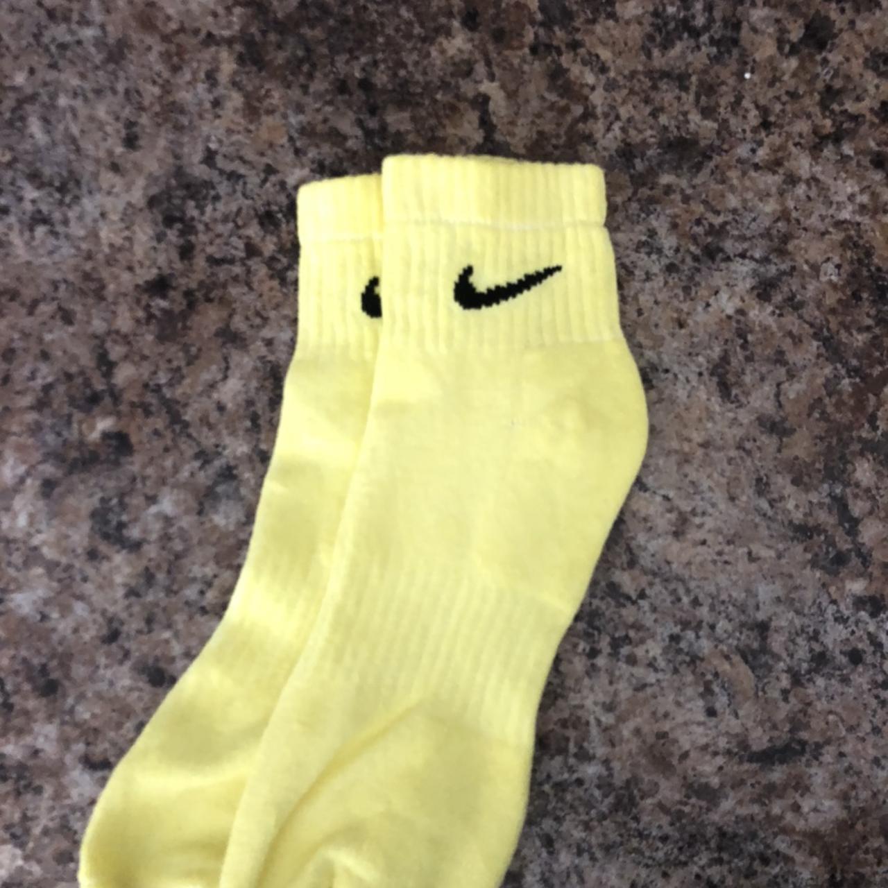 Yellow Nike Ankle Socks Fashionable, stylish, and... - Depop