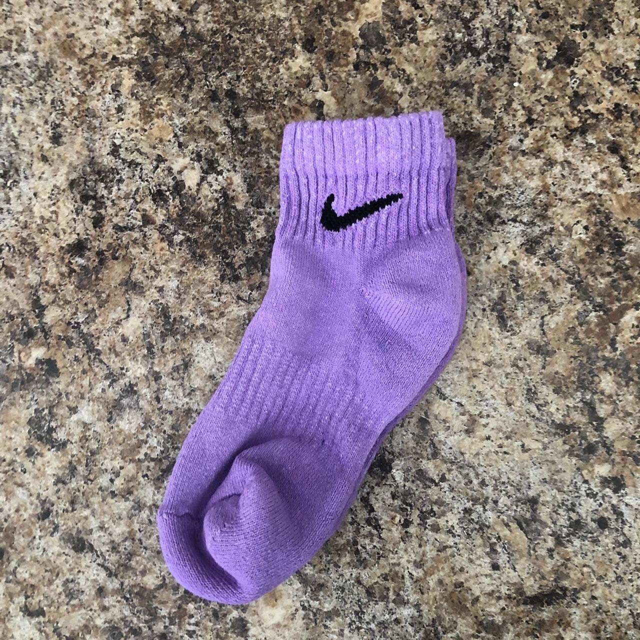 Pink and Purple Nike 3-5Y Ankle Sock 2 Pack Hand... - Depop