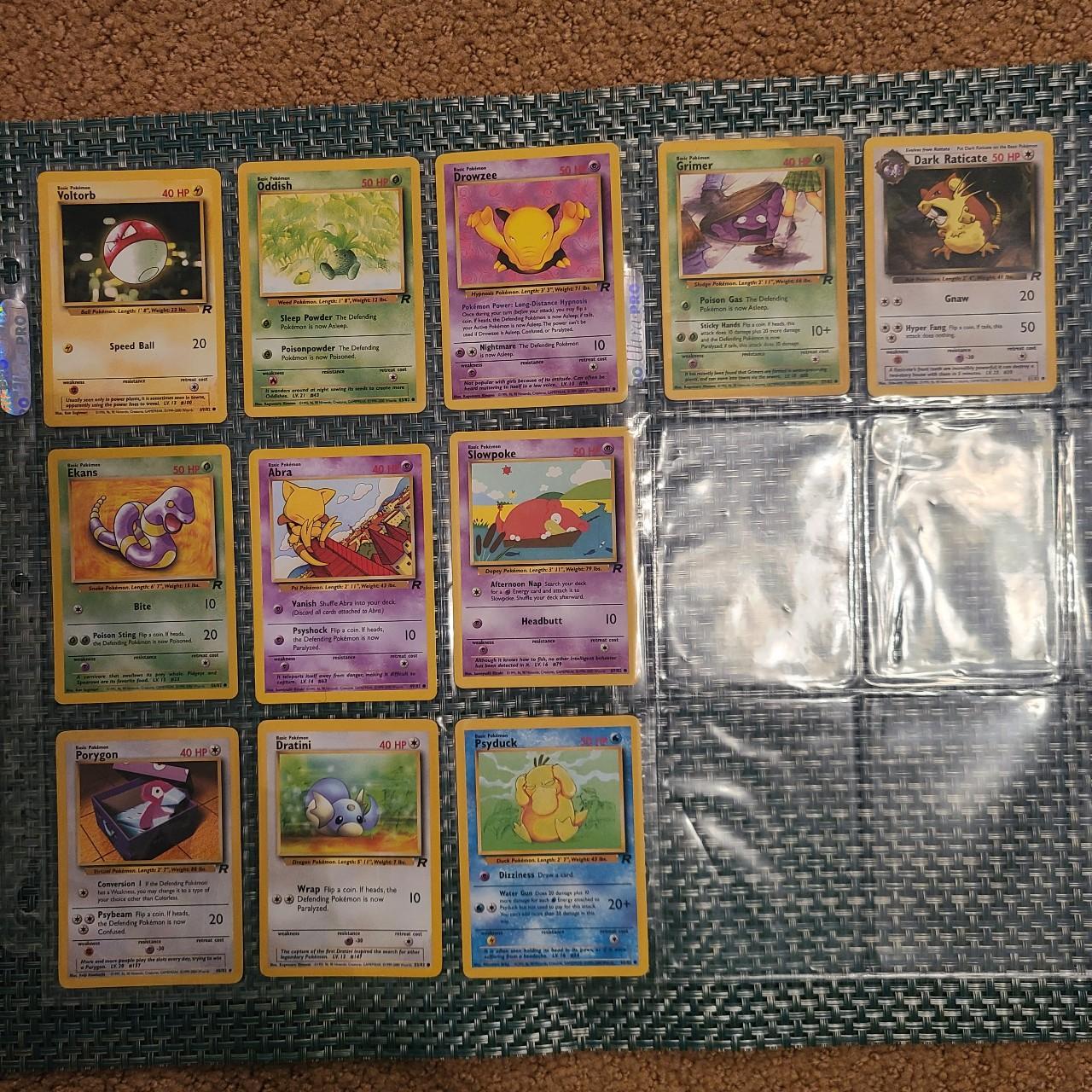 Pokemon Team Rocket cards Played to Near Mint... Depop