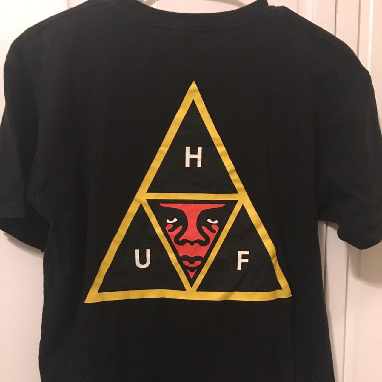 HUF X OBEY collab t shirt Size medium obey zumiez