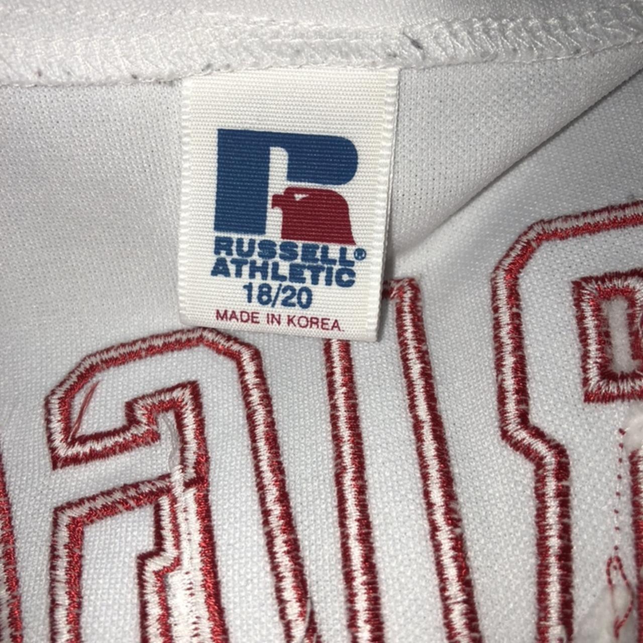 Vintage 90s Iván Rodriguez Texas Rangers Jersey - Depop