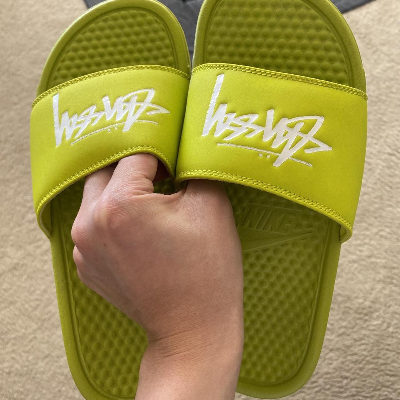 Nike Benassi Stussy Volt Size 6 #Stussy #Nike - Depop