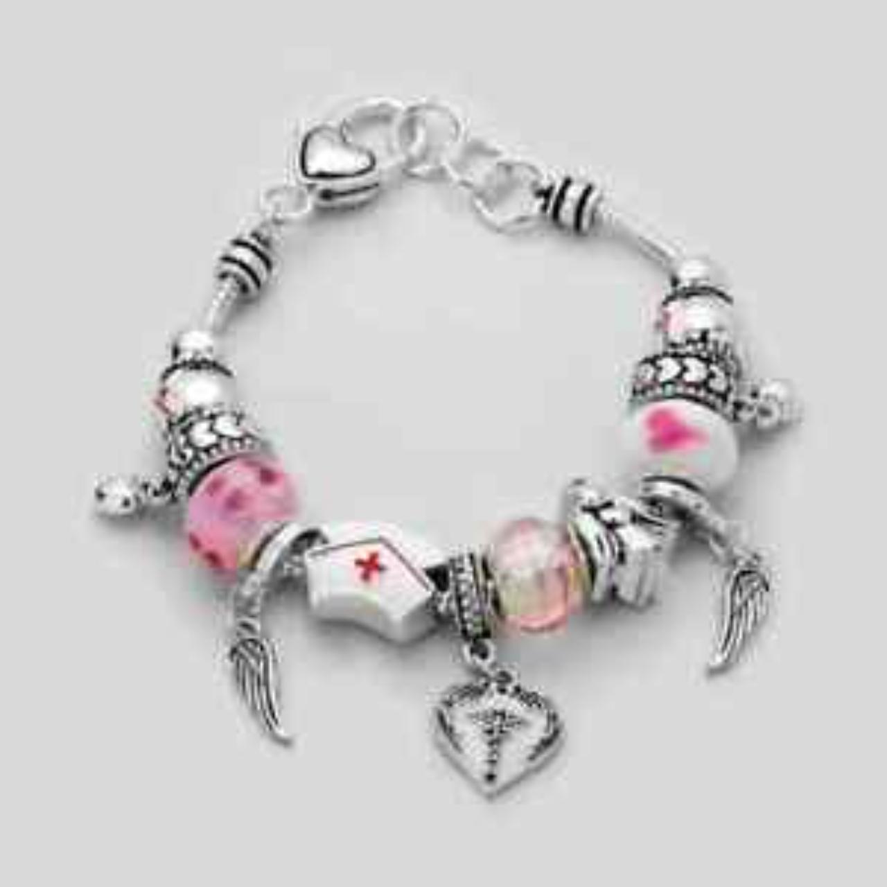 Nurse on sale charm bracelet